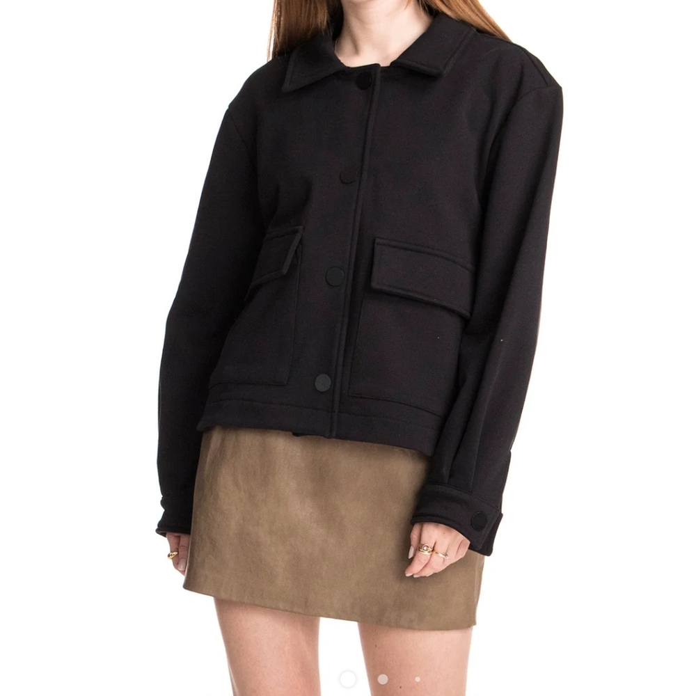 CHRLDR Olivia Terry Cloth Shacket